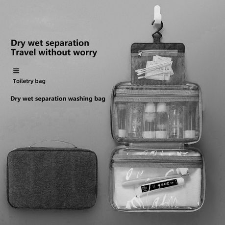 Expert travel sales hanging toiletry bag