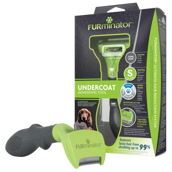 Furminator - Long Hair deShedding Tool For Small Dogs - 8019
