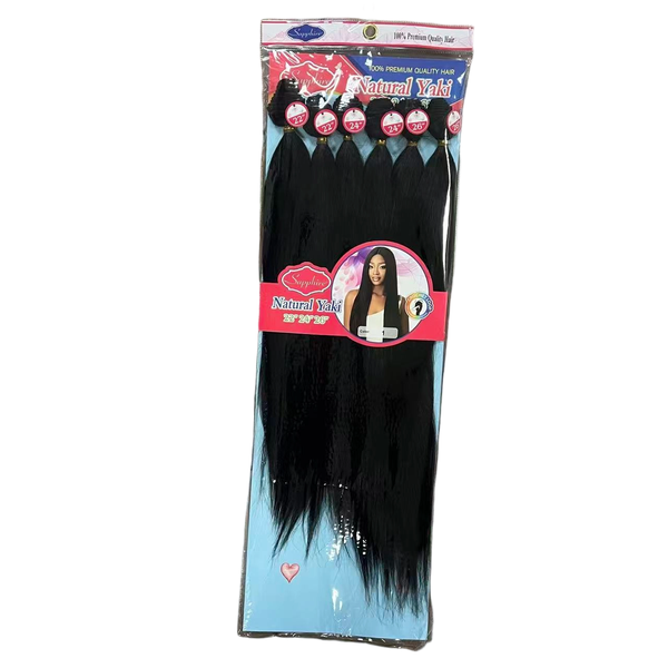 22 24 26 Natural Yaki Bundles Synthetic Yaki Straight 6 Bundles Deal