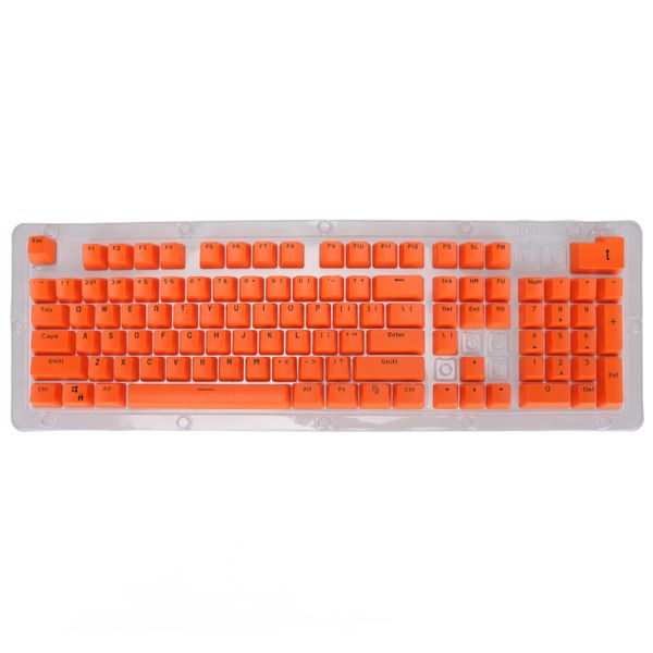 Keycaps Keyboard 106 Key Opaque Orange Red