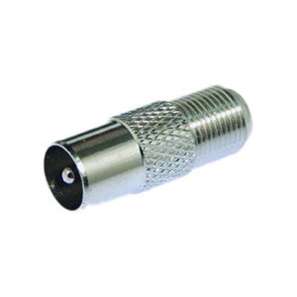 Space TV F-type IEC Female - Male Adaptor Connector - 20 Pack