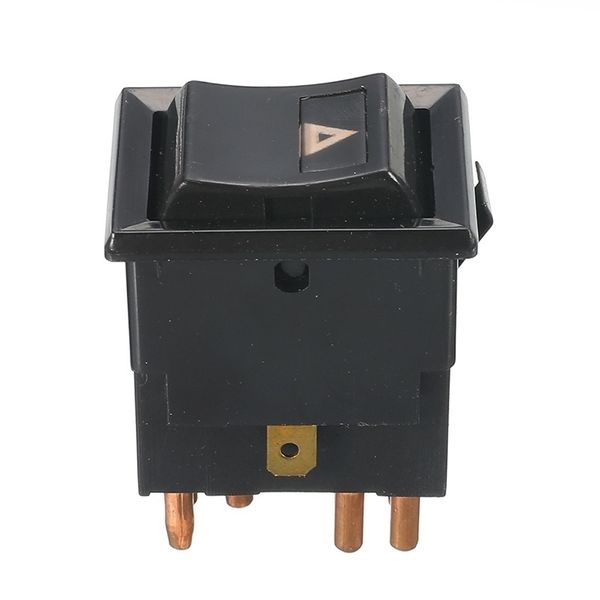7 Pins Black Hazard Warning Lamp Switch For Land Rover Defender 90