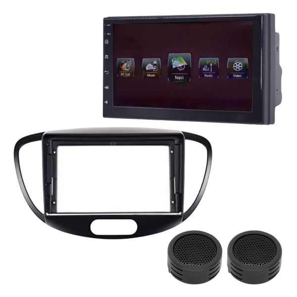 7" Media Player with Trim Plate for Hyundai i10 2008-2012 &amp; Evo Tweeters