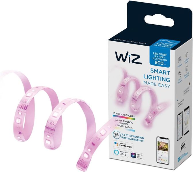 WiZ Wi-Fi LED Smart Color Changing 1M Light Strip Extension