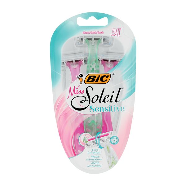 BIC Miss Soleil Sensitive Disposable Razors for Women
