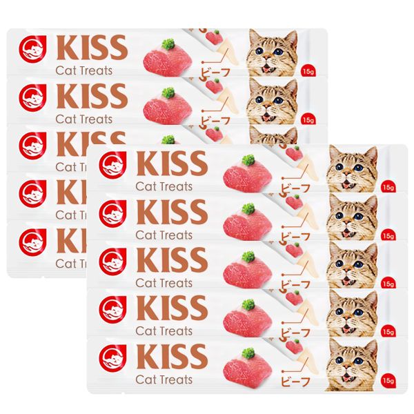 Kiss Complete Nutrition Series Cat Treats - Beef Flavor
