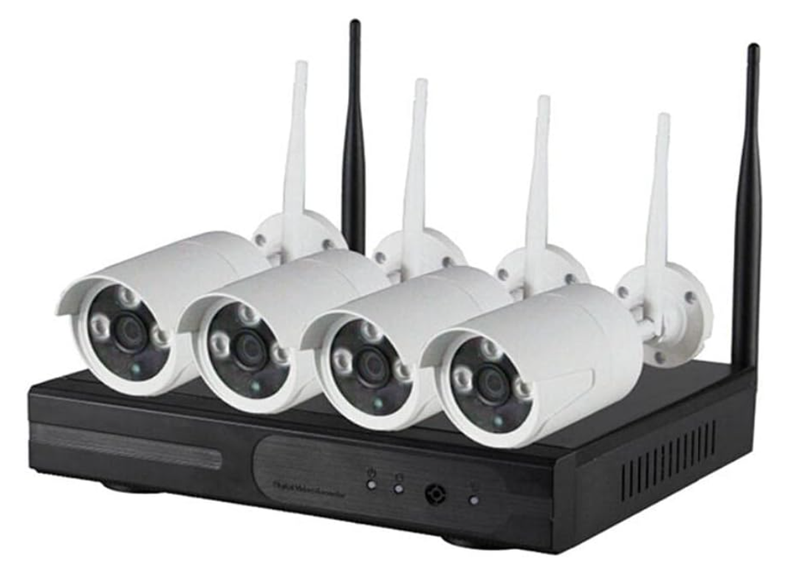 SamMag 2MP IP NVR 4 Channel Wireless Security Camera Kit