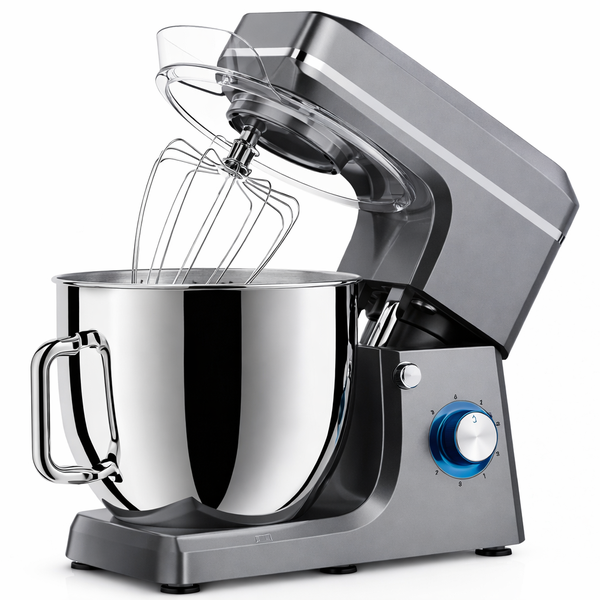 2000W Stand Mixer - 3 Attachments - Stainless Steel Bowl - 6-7L Capacity