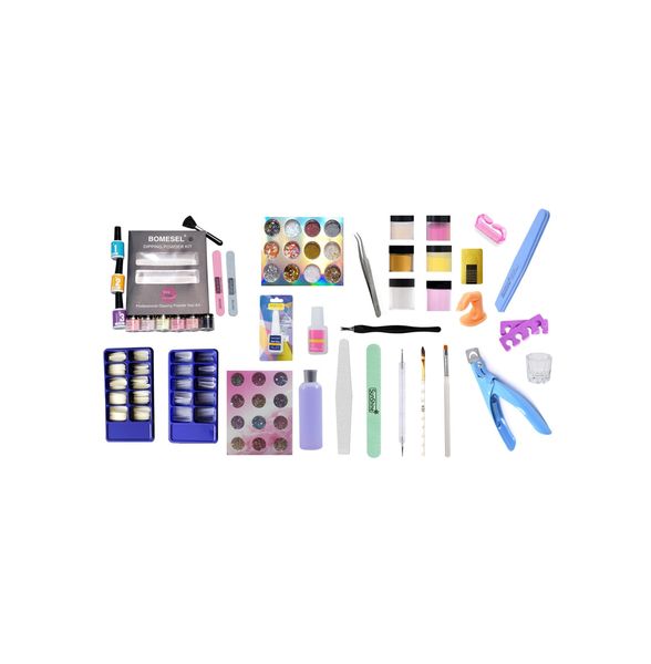 Acrylic and Dipping Powder Starter Kit 003 - 61 Pieces.