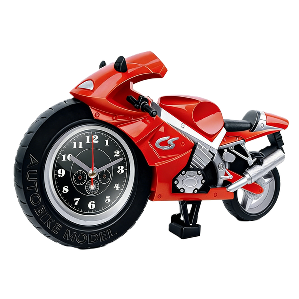 Fashion Motorcycle-Shaped Clock - Personalized Decorative Piece