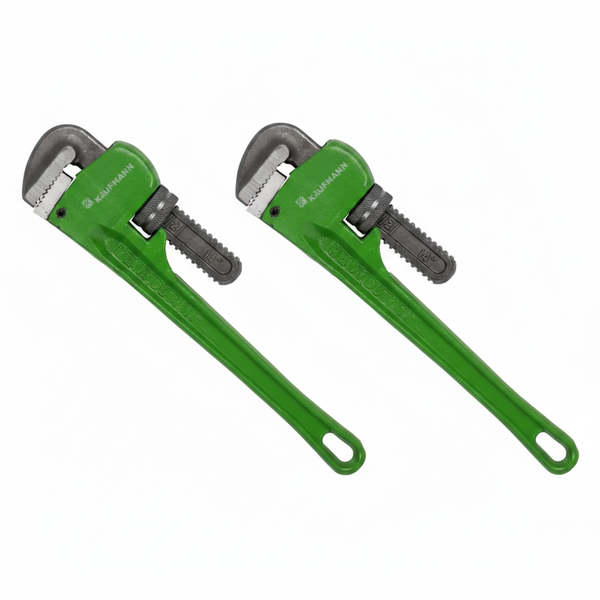 Kaufmann 300mm Adjustable Pipe Wrench for Plumbing and Mechanical - 2 Pack