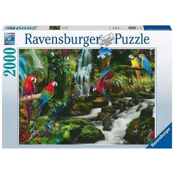 Ravensburger 2000 Piece Puzzle Parrots Paradise