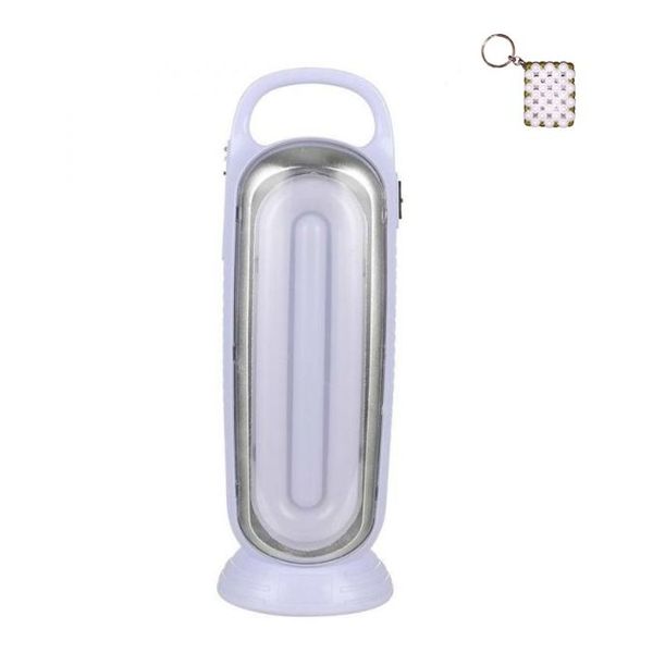 FA-8815C White MultiFunctional Rechargeable Solar Powered Emergency Light
