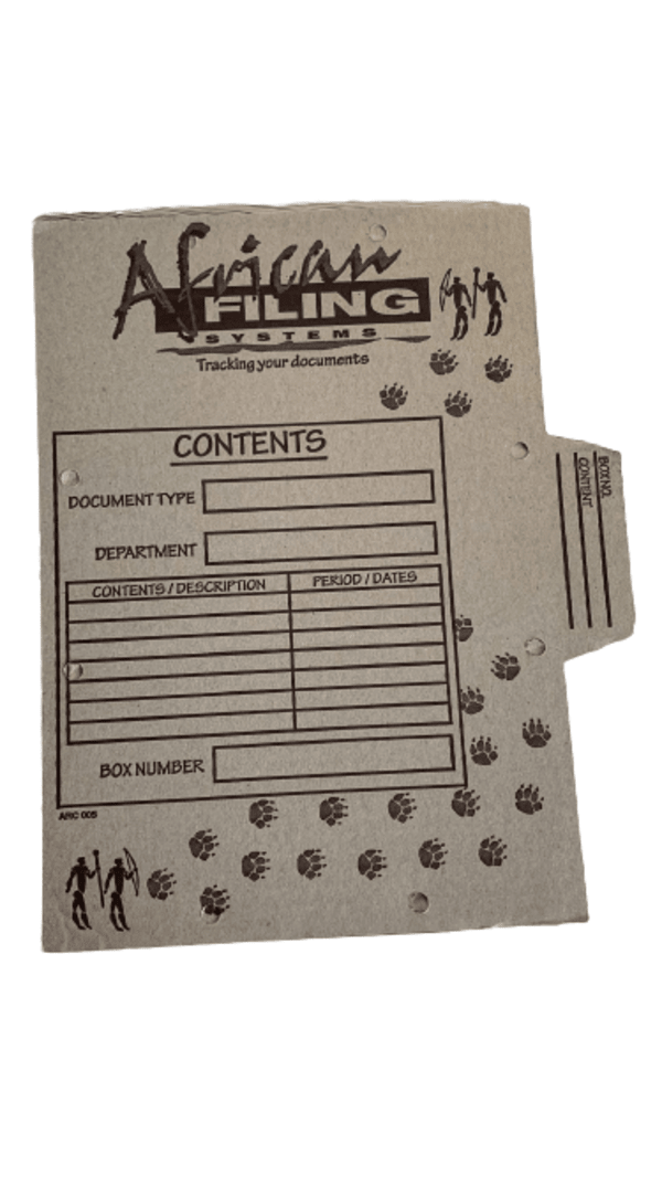 African Filing Backing Board Side Tab (20 Pack) Shop Today. Get it