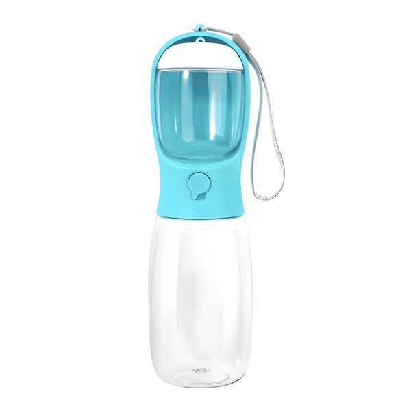 Outdoor 2-In-1 Pet Water Cup And Container - Blue