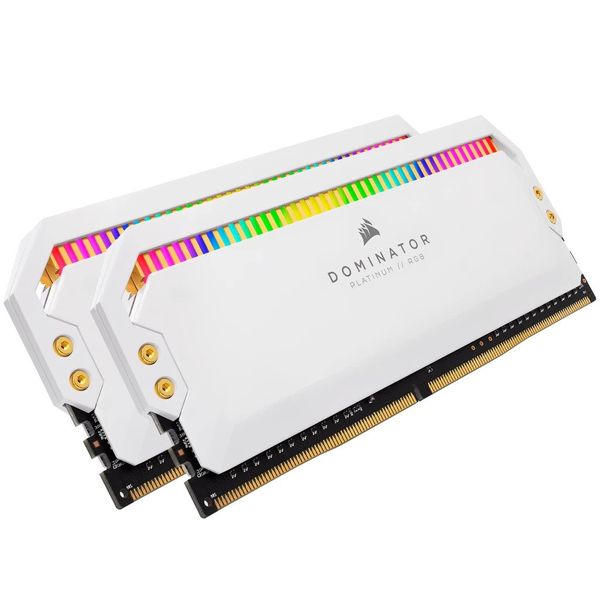 DOMINATOR PLATINUM RGB 16GB (2 x 8GB) DDR4 DRAM 4000MHz C19 Memory White