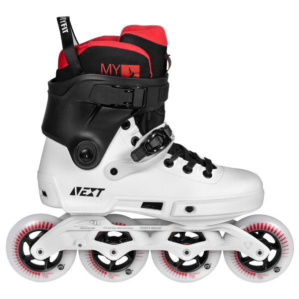 Powerslide Next 90 Inline Skates - White/Red/Black