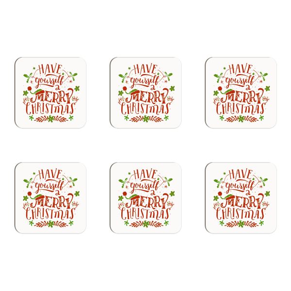 Have Yourself a Merry Christmas Coasters - Set of 4