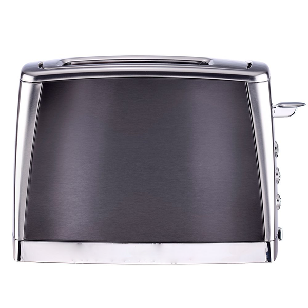 Luna Grey 2-Slice Toaster - 1550W With Removable Crumb Tray