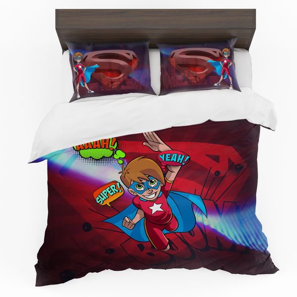 Super Hero Duvet Cover Set