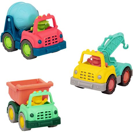 Wonder Wheels 3 construction toys - Dump, Cement & Tow Truck vehicles | Buy  Online in South Africa 