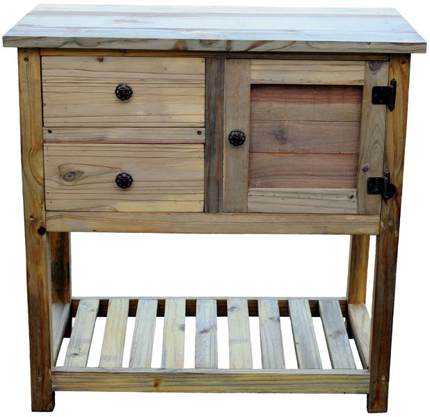 GC Ronel2D, Rustic Office or Bathroom Cupboard made from Wood