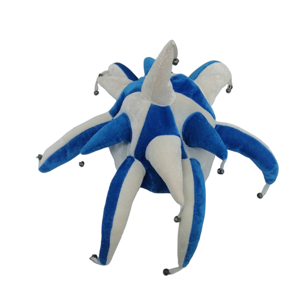 White and Blue Jester Hat