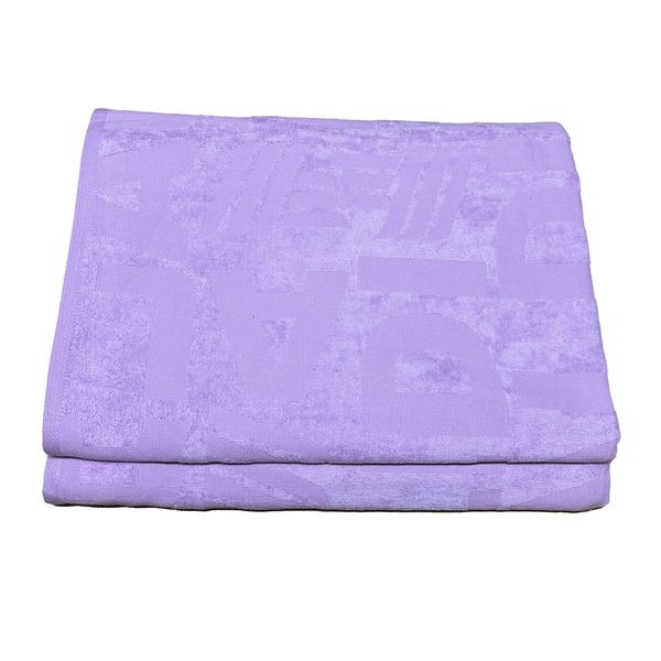 Luxury Velour Beach Towel Cotton - 90 x 180cm - 400gsm - P18 - 2 Pack