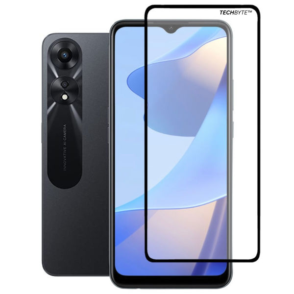 TechByte Tempered Glass Screen Protector for Oppo A78 5G (2023)