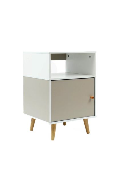 Two Tone Pedestal With Shelf