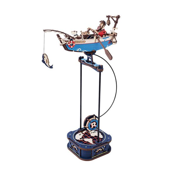 ROKR DIY Ocean Fisher Pendulum Balance Toy 3D Puzzle