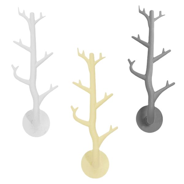 Home Decor Self Adhesive Nail Free Branch Wall Hook Holder Set of 3 - 18cm