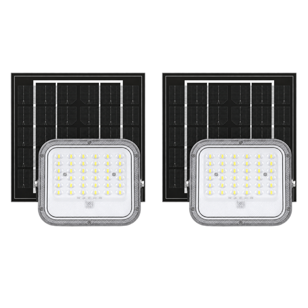 illumin8 50W Solar LED Flood Light 6500K IP65 - 2 Pack