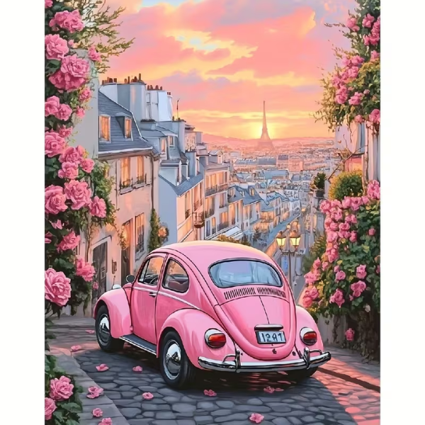 Paris in Bloom Paint by Number Kit (40 x 50cm)