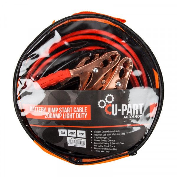 U-Part - Jumper Cable H/Duty 600Amp