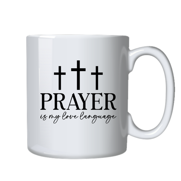 Prayer Love Language Christian Theme Birthday Christmas Gift Cup Mug 402