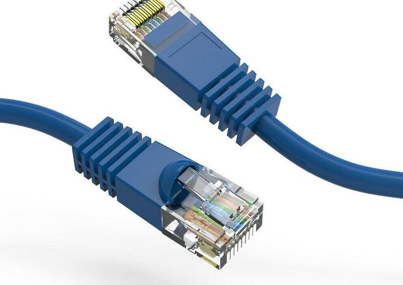 Entratech CAT5e CCA, SF/UTP LAN Network Cable - Blue