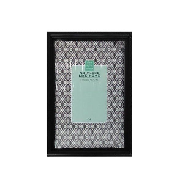 Black A4 Wooden Picture Frame for Photo & Certificate (21cm x 29.7cm