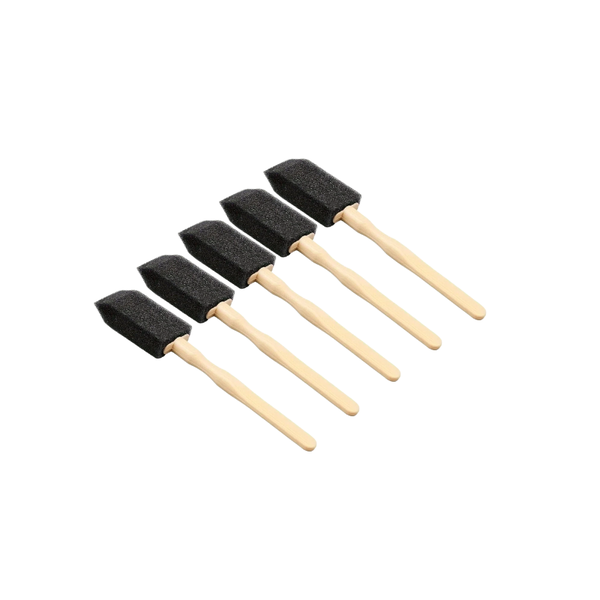 5-Pack Car Interior Detailing Foam Brushes - Air Vent Cleaner &amp; Dust Tool