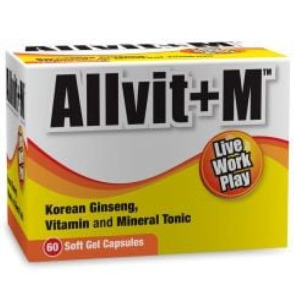 Allvit+M 60 Softgel Capsules