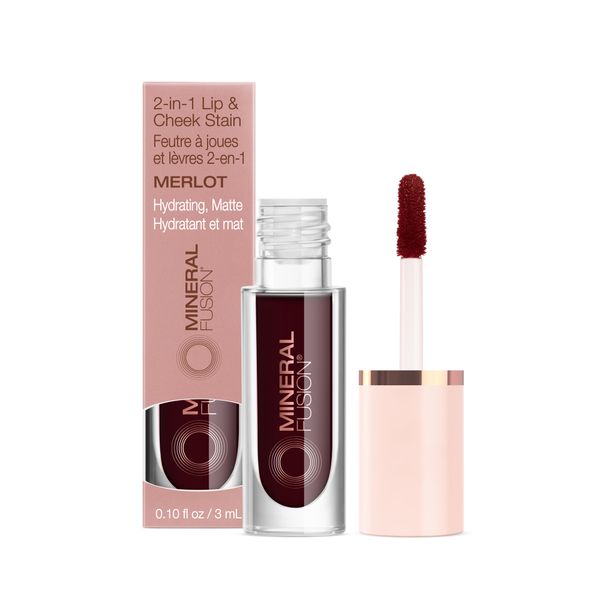 2-in-1 Lip and Cheek Stain - Merlot