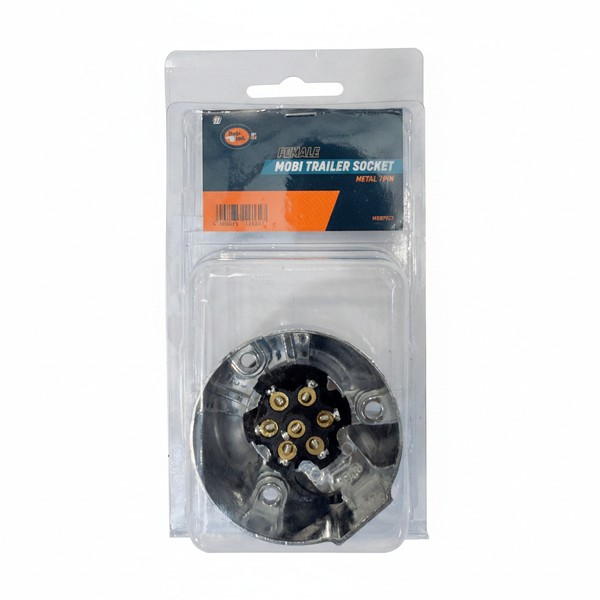 Mobi 7 Pin Female Metal Trailer Socket Connector