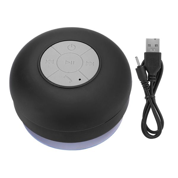 Mini Wireless Bluetooth Speaker Bathroom Music Player with Suction Cup