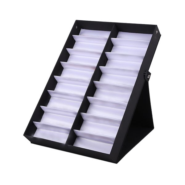Fashion 16 Grids Eyeglass Box Eyewear Organizer Sunglasses Storage Holder