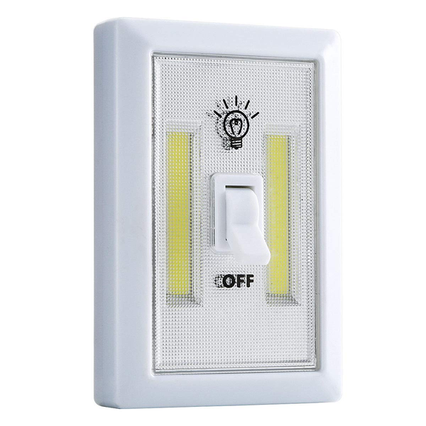 3 Multi-Purpose Magnetic COB Battery Operated LED Switch Wall Lights