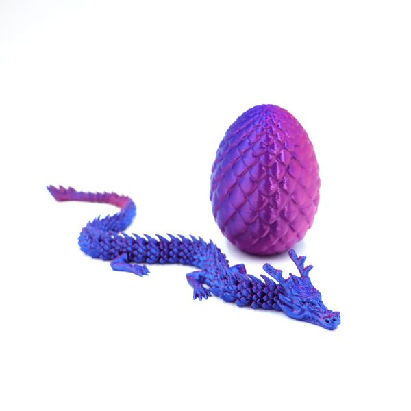3D-Printed Dragon: Articulated Dragon Toy &amp; Decoration - 30cm in Length
