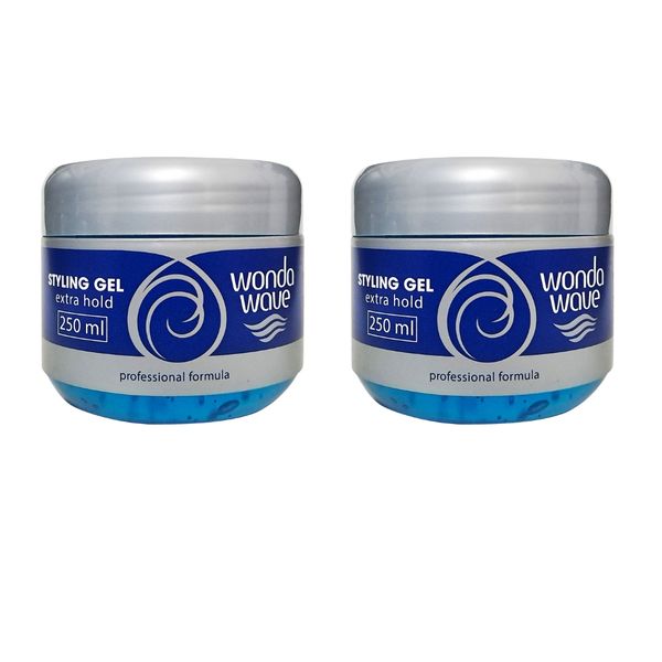 Wonda Wave - Styling Gel Extra Hold - 250ml Pack of 2