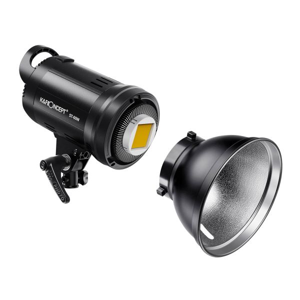 K&amp;F ST-60W LED Video Light - Dimmable Daylight COB LED with Bowens Mount