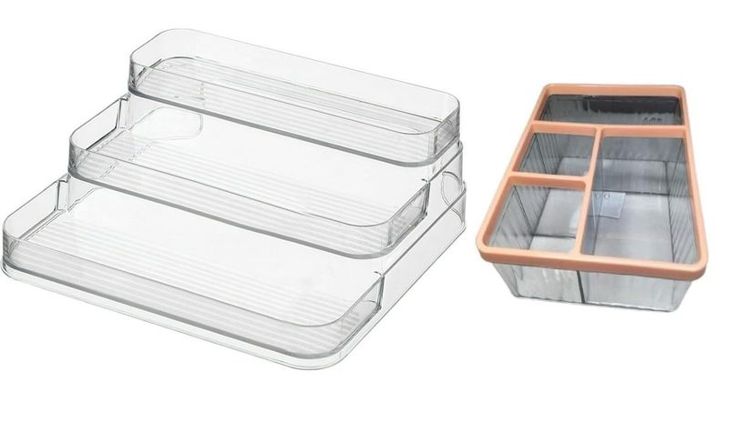 Tabletop Makeup Organiser Set Acrylic