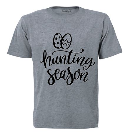 Easter - Hunting Season! - Kids T-Shirt - Grey
